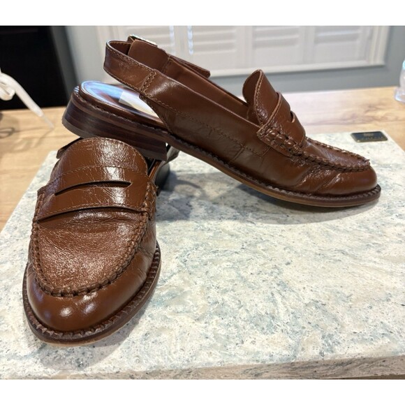 Dolce Vita Women's Hardi Slingback Heel Brown Sandal Loafer, casual Size 5.5 - Picture 4 of 7